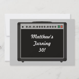 Party mit personalisierten Verstärkern Einladung