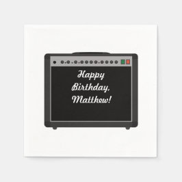Party mit personalisierten Verstärkern Serviette