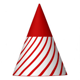 Party mit rotem Zuckerrohr Partyhütchen