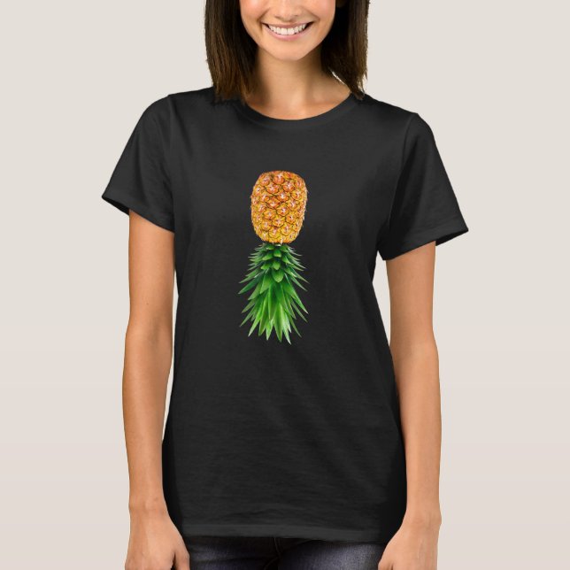 Party-Modus Nach unten Ananas Swinger Vanilla S T-Shirt (Vorderseite)