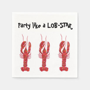 Party mögen ein Lob-Stern Servietten