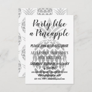 Party mögen eine Ananas jede mögliche Einladung