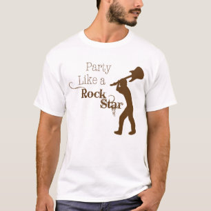 Party mögen einen Felsen-Stern T-Shirt