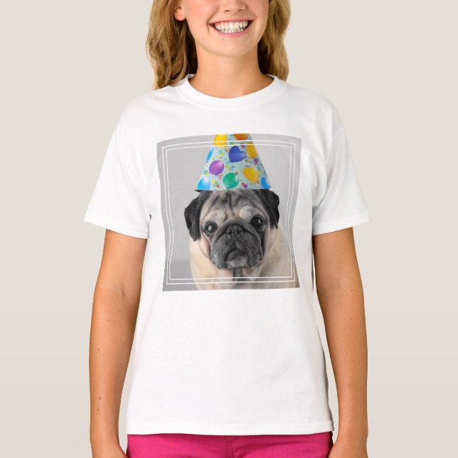 Party Mops T-Shirt (Vorderseite)