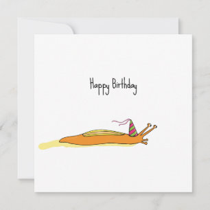 Party Nacktschnecke Karte