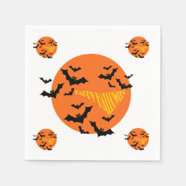 party napkin for halloween serviette