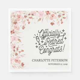 Party Napkins: Aquarellfarben Serviette