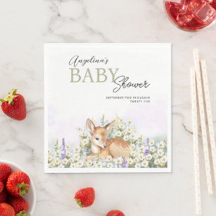 Party Napkins für die Babydusche mit bezauberndem Serviette