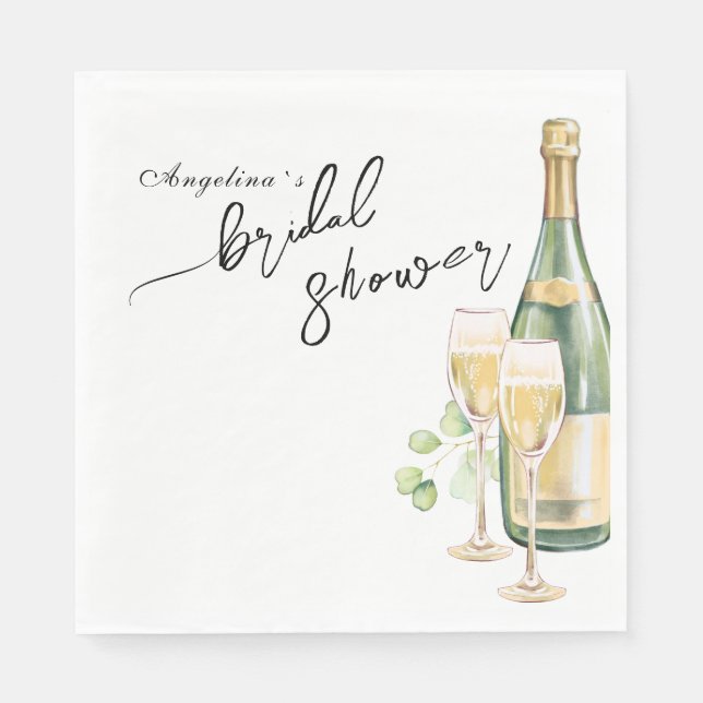 Party Napkins für ein Brautparty. Serviette (Vorderseite)