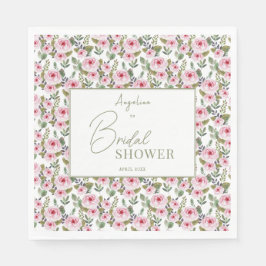 Party Napkins für ein pastellfarbenes Brautparty. Serviette