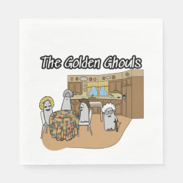 Party Napkins mit Golden Girls als Gespenster Serviette