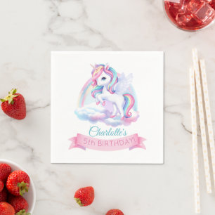 Party Napkins zu einer magischen Geburtstagsparty. Serviette