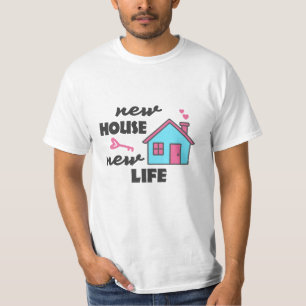 Party Neue Haustür Neues Leben T-Shirt
