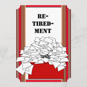 Party oder Ankündigung des Ruhestands