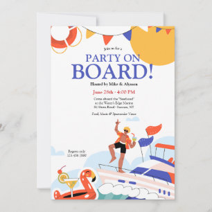 Party On Board Einladung