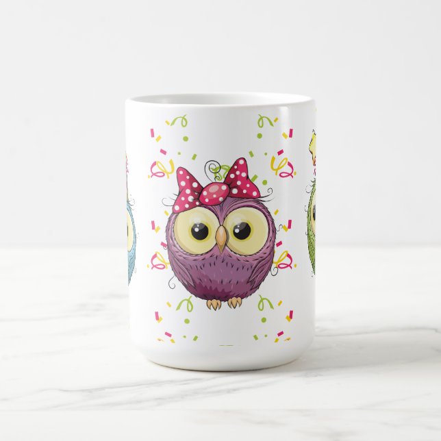 Party Owls Tasse (Mittel)