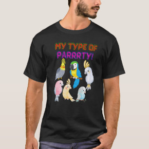Party Papagei  Liebe für Vögel Meine Art Papa T-Shirt