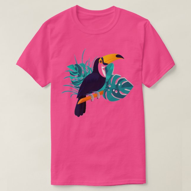 Party Papagei T-Shirt (Design vorne)