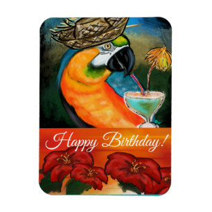 Party Papageien Magnet
