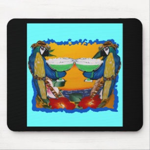Party Papageien Mousepad