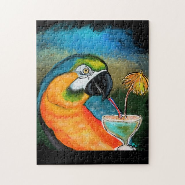 Party Papageien Puzzle (Vertikal)
