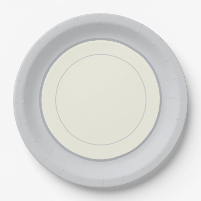 Party Papier China-Look Plate geritten Pappteller (Vorderseite)