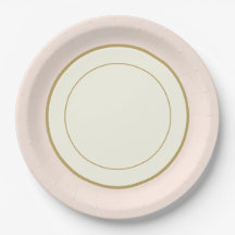 Party Papier China-Look Plate geritten