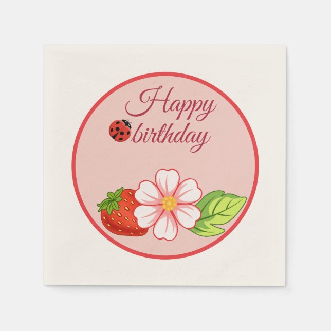 Party-Papier-Serviette Serviette (Vorderseite)