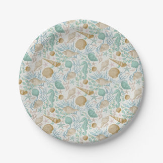 Party Papier Teller, 7" Rundpapier-Platte Pappteller