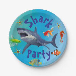 Party-Papierplatte für Haikinder Pappteller