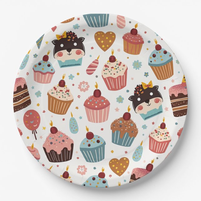 Party Pappteller (Vorderseite)