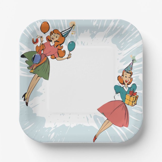 Party Pappteller (Vorderseite)