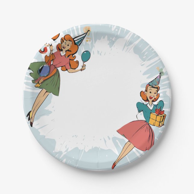 Party Pappteller (Vorderseite)