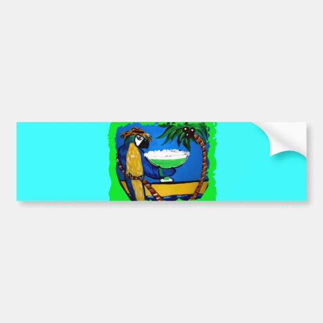 PARTY PARROT AUTOAUFKLEBER (Vorne)