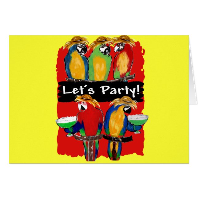 PARTY PARROTS (Vorderseite (Horizontal))