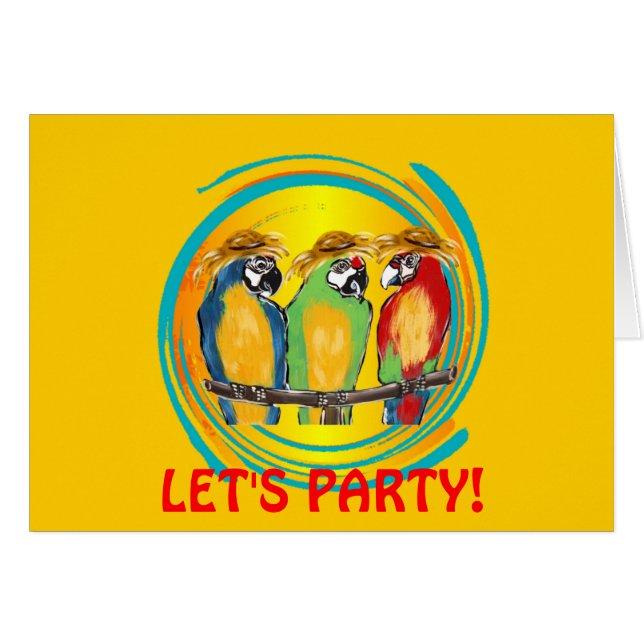 PARTY PARROTS (Vorderseite (Horizontal))