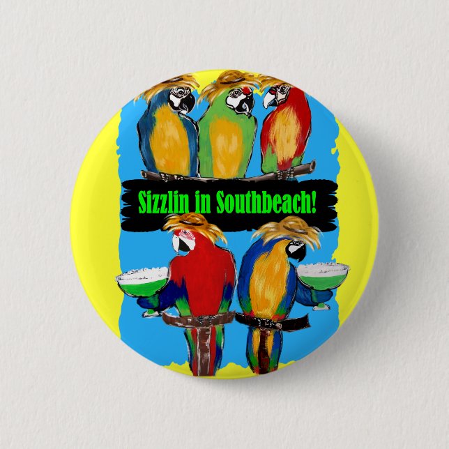 PARTY PARROTS BUTTON (Vorderseite)