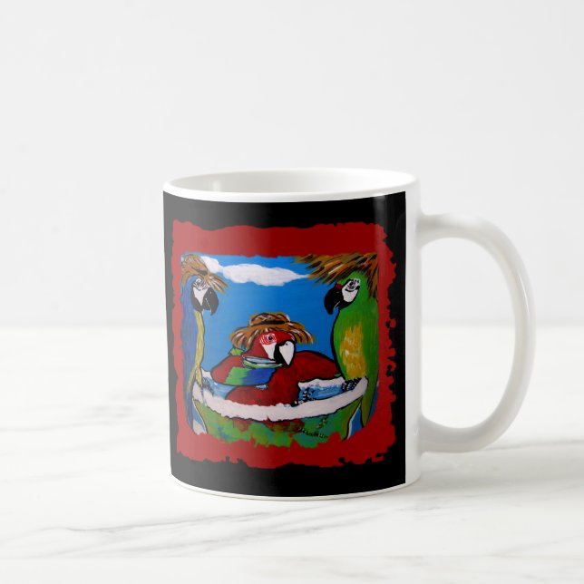 Party Parrot's Cheers Tasse (Rechts)