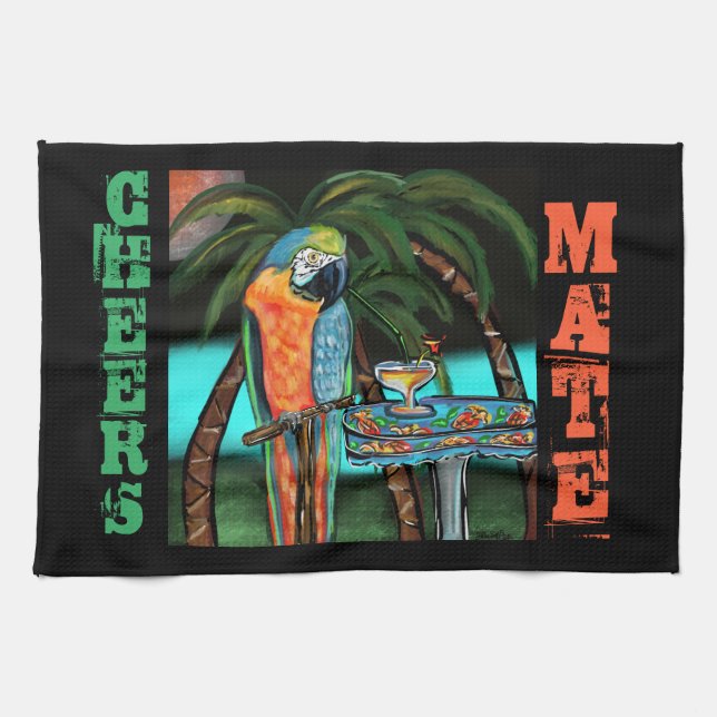 Party Parrots Geschirrtuch (Horizontal)