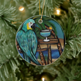 Party Parrots Keramik Ornament