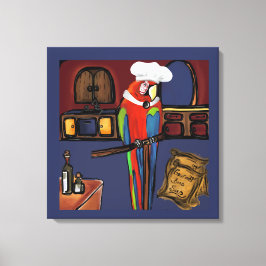 PARTY PARROTS LEINWANDDRUCK