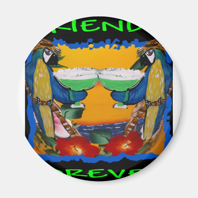 Party Parrots Magnet (Vorne)