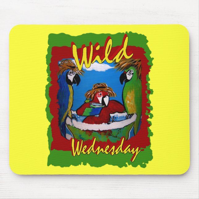 Party Parrots Mousepad (Vorne)