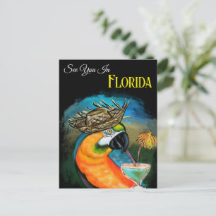 Party Parrots Postkarte