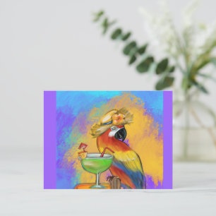 Party Parrots Postkarte