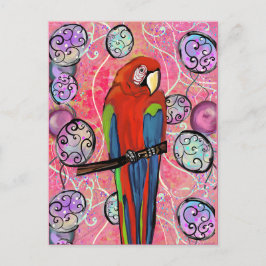 PARTY PARROTS POSTKARTE