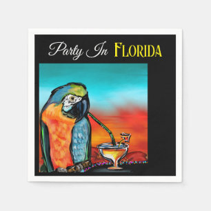 Party Parrots Serviette