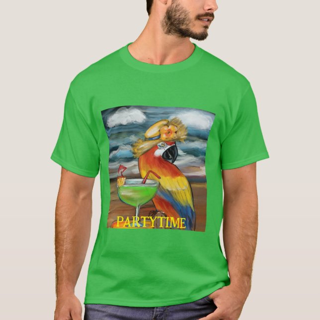 Party Parrots T-Shirt (Vorderseite)