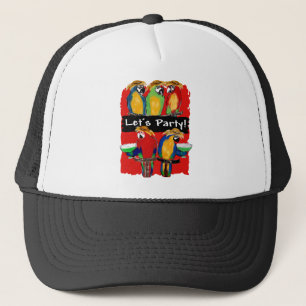 PARTY PARROTS TRUCKERKAPPE