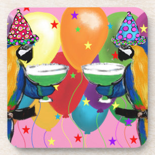Party Parrots Untersetzer